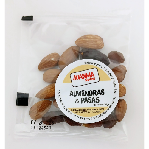JUANMA ALMENDRAS Y PASAS 20G